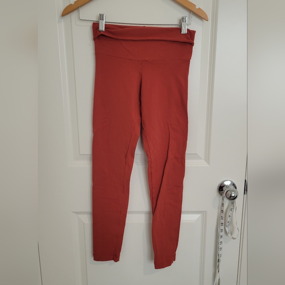 Elisabetta Rogiani Fold Over Waist Leggings Size Small